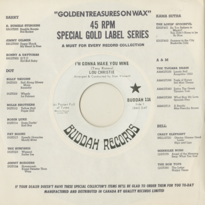 I'm Gonna Make You Mine / I'm Gonna Get Married