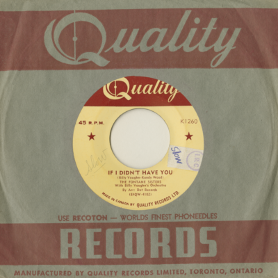 If I Didn't Have You / Happy Days And Lonely Nights (1954)