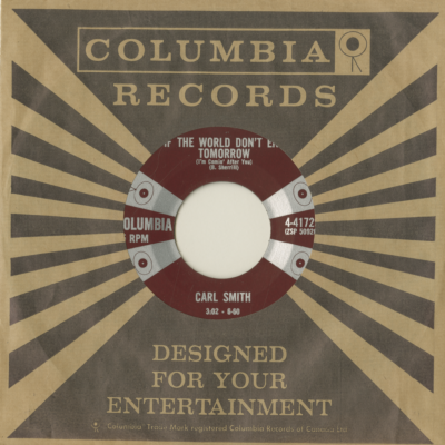 If The World Don't End Tomorrow / Lonely Old Room (1960)