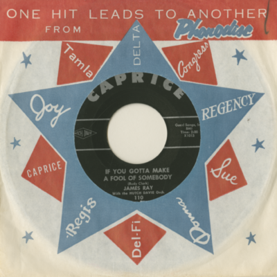 If You Gotta Make A Fool Of Somebody / It's Been A Drag (1961)