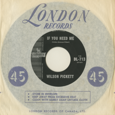 If You Need Me / Baby Call On Me (1963)