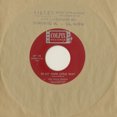 In My Own Little Way / Fried Marbles (1962)