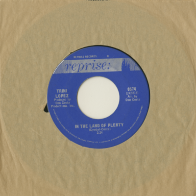In The Land Of Plenty / Up To Now (1967)