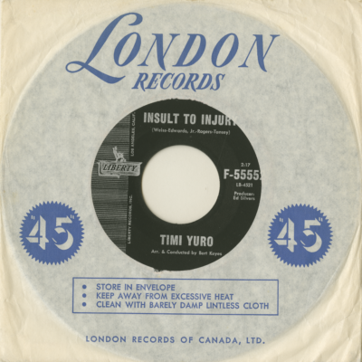 Insult To Injury / Just About The Time (1963)