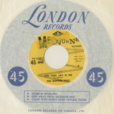 This They Say Is Me / Iron Town (1965)
