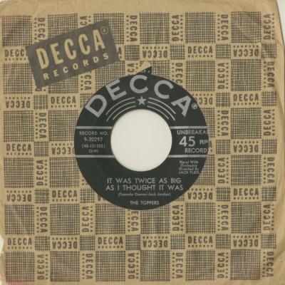 It Was Twice As Big As I Thought It Was / Pots And Pans (1957)