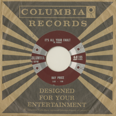 It's All Your Fault / Curtain In The Window (1958)