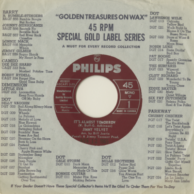 It's Almost Tomorrow / Blues Eyes (1965)