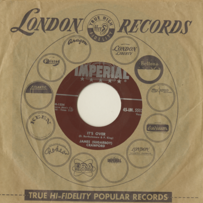 It's Over / I Need Your Love (1958)