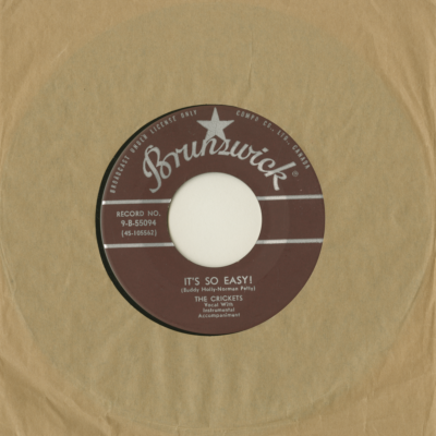 It's So Easy / Lonesome Tears (1958)