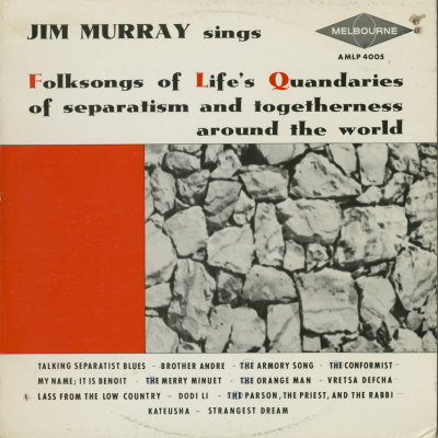 Jim Murray Sings Folksongs Of Life's Quandries 