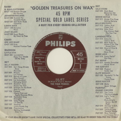 Juliet / Tell Me Girl (1964)