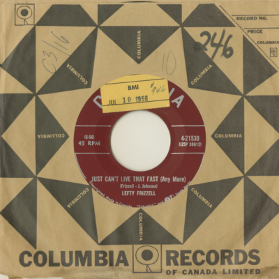 Just Can't Live That Fast / The Waltz Of The Angels (1956)