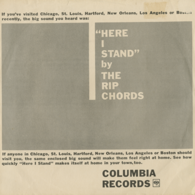 Here I Stand / Karen (1963)