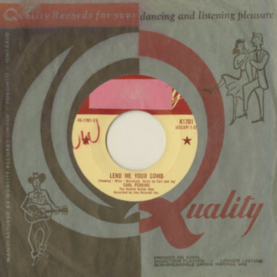Lend Me Your Comb / Glad All Over (1958)