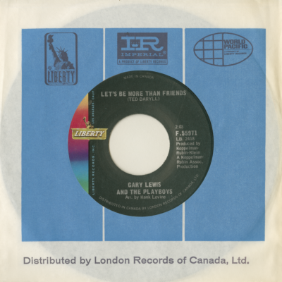 Let's Be More Than Friends / Girls In Love (1967)