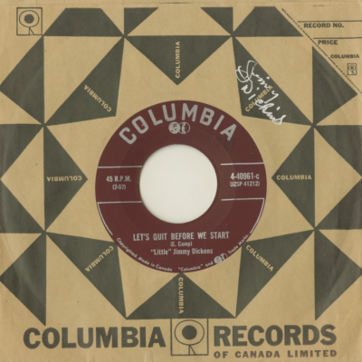 Let's Quit Before We Start / Making The Rounds (1957)