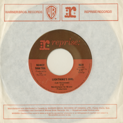 Lightning's Girl / Until It's Time For You To Go (1967)