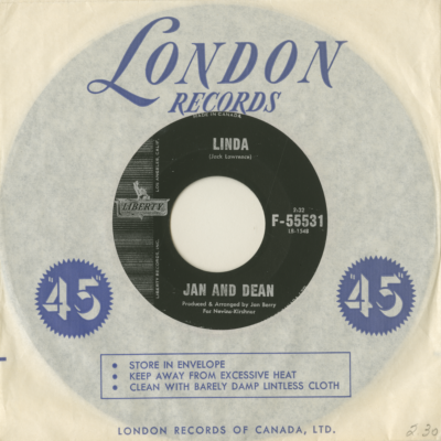 Linda / When I Learn How To Cry (1963)