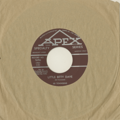 Little Bitty Dave / And Then Came Love
