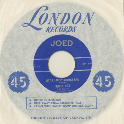 Little Lonely Summer Girl / No One Will Ever Know (1964)