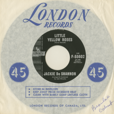 Little Yellow Roses / Sweet Scarity (1963)
