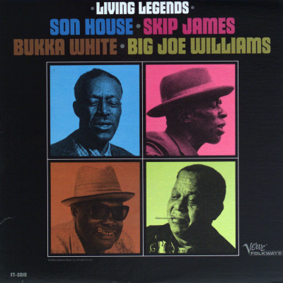 Living Legends Son House Skip James Bukka White Big Joe Williams (1966)