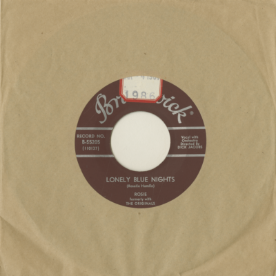 Lonely Blue Nights / We'll Have A Chance (1961)