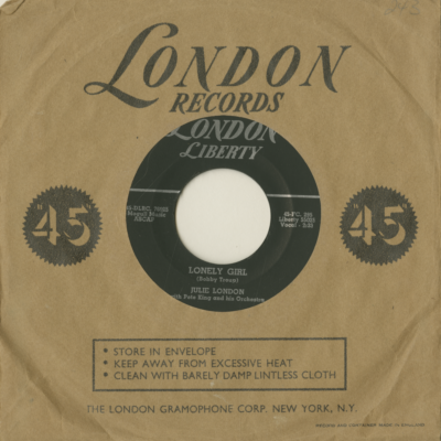 Lonely Girl / September In The Rain (1956)