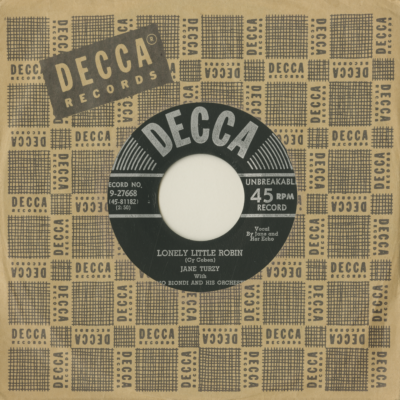 Lonely Little Robin / Sweet Violets (1951)