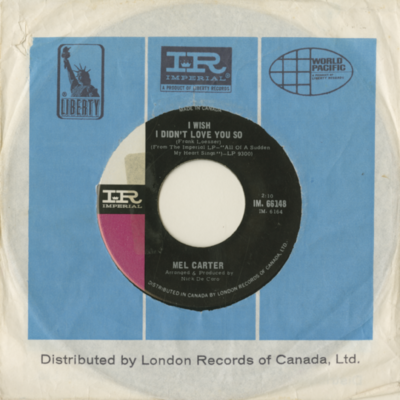 Love Is All We Need / I Wish I Didn't Love You So (1965)