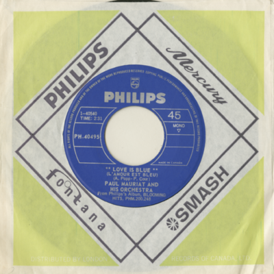 Love Is Blue / Alone In The World (1967)