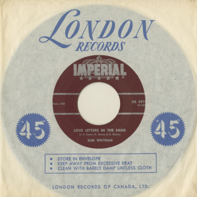 Love Letters In The Sand / You're The Only One (1963)