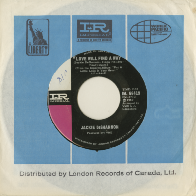 Love Will Find A Way / I Let Go Completely (1969)