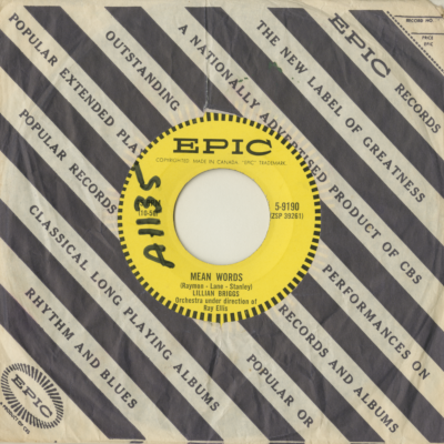 Mean Words / I'll Be Gone (1956)