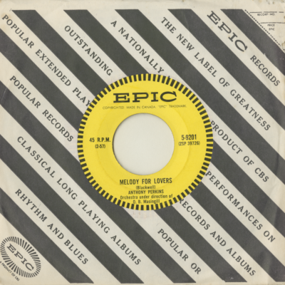 Melody For Lovers / Fool In Love (1957)