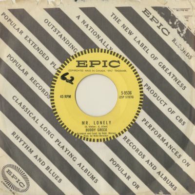 Mr Lonely / Sentimental Fool (1962)
