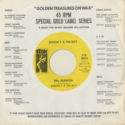 Mrs Robinson / Soul Clap '69