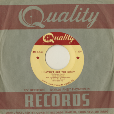 I Haven't Got The Right / My Little Home In Tennessee (1954)