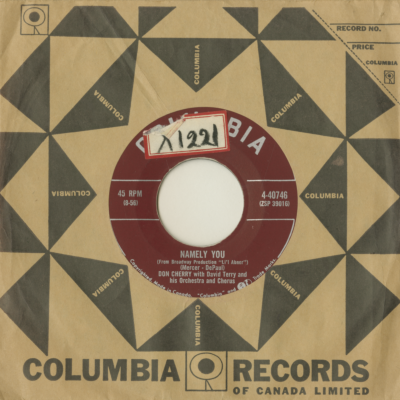 Namely You / If I Had My Druthers (1956)