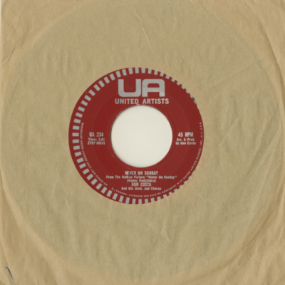Never On Sunday / The Sound Of Love (1960)