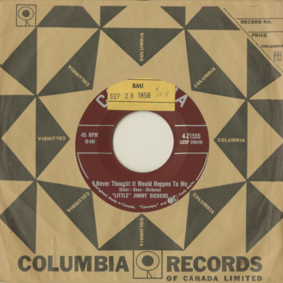 Never Thought It Would Happen To Me / Cornbread And Buttermilk (1956)