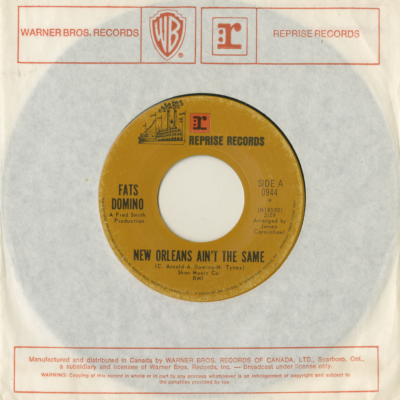 New Orleans Ain't The Same / Sweet Patootie (1970)