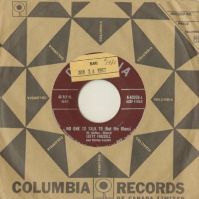 No One To Talk To But The Blues / Is It Only That You're Lonely (1957)