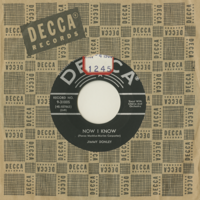 Now I Know / I Can't Love You