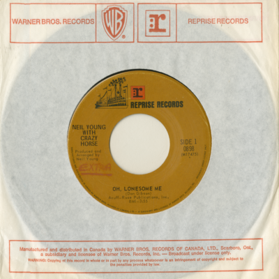 Oh Lonesome Me / I've Been Waiting For You (1970)