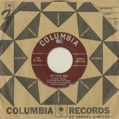 One Little Kiss / With A Little Bit Of Luck (1956)