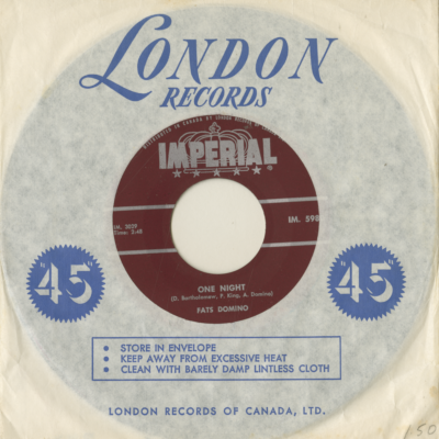 One Night / I Can't Go On This Way (1963)