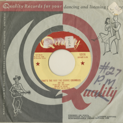 That's The Way The Cookie Crumbles / Over The Mountain (1960)