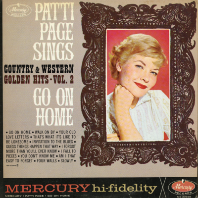 Patti Page Sings Country & Western Hits Vol 2